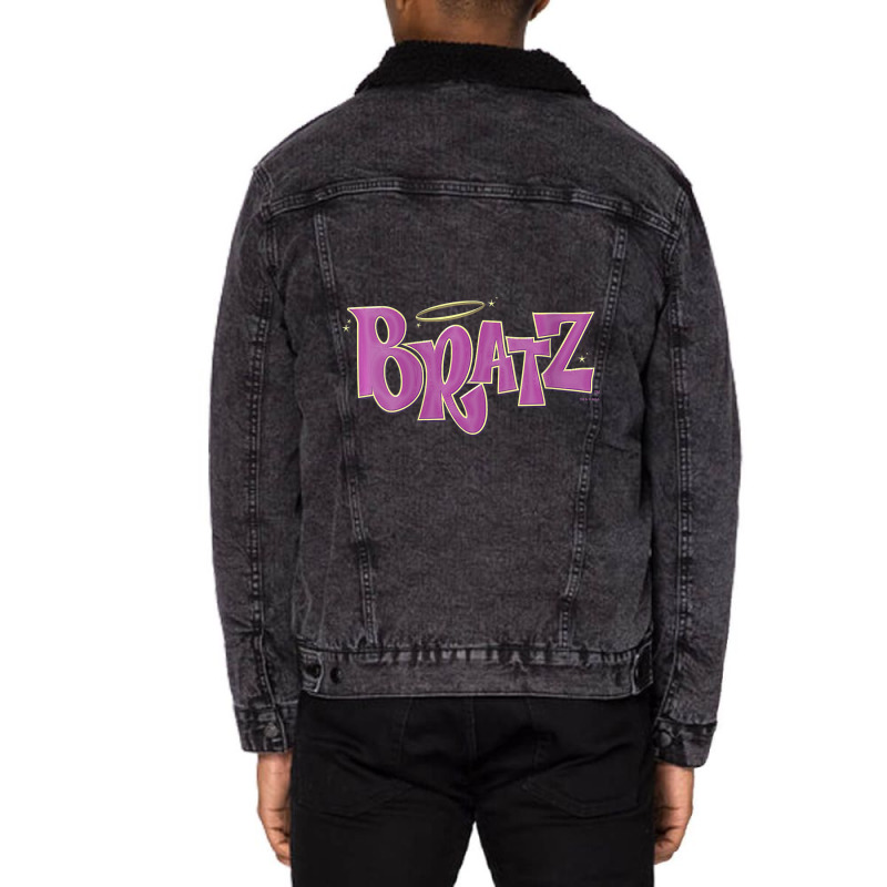 Hot Trend Womens Bratz Pink Classic V-neck Unisex Sherpa-Lined Denim Jacket by stepheneingram6 | Artistshot