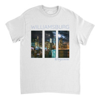 Williamsburg Virginia Skyline Art Local Yorktown Y Classic T-shirt | Artistshot