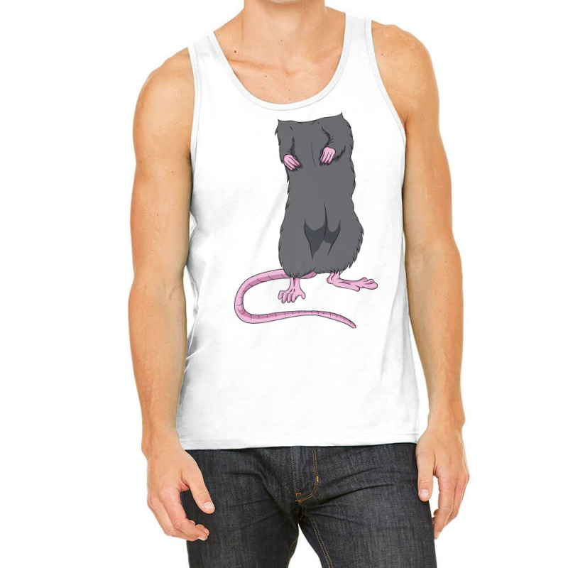 Funny Mouse Headless Halloween Rat Body Easy Costu Tank Top | Artistshot