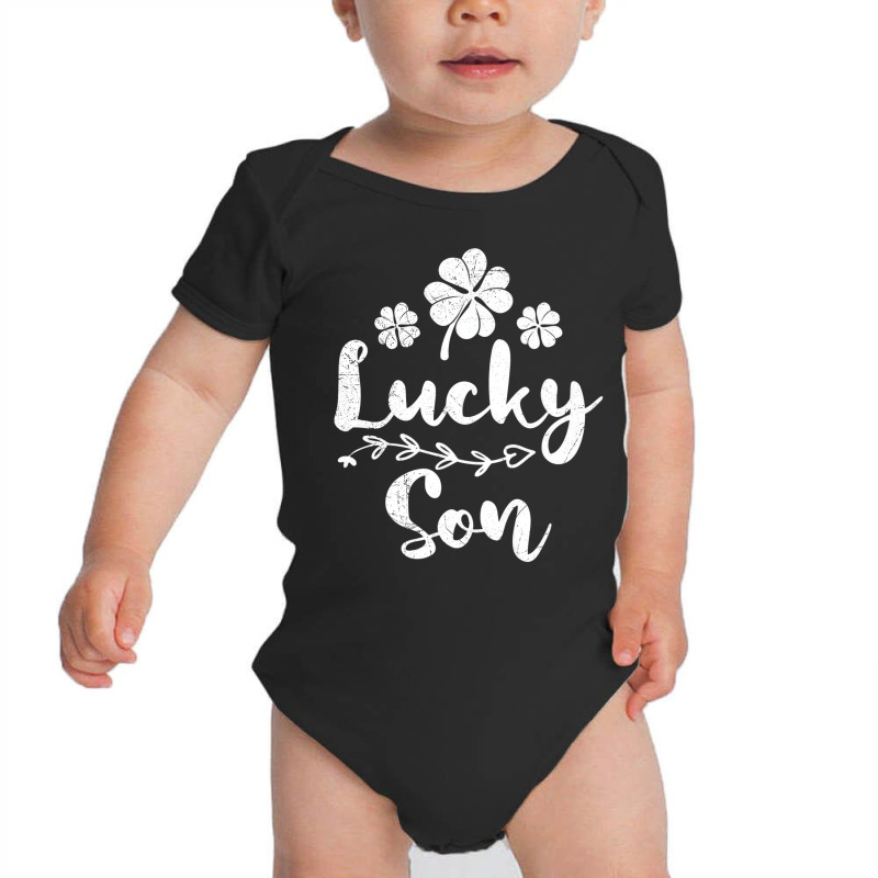 Lucky Son Irish St Patrick's Day Son Premium T Shi Baby Bodysuit by imelde | Artistshot