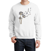 Boston Terrier Flower Fly Dandelion Boston Terrier Crewneck Sweatshirt | Artistshot