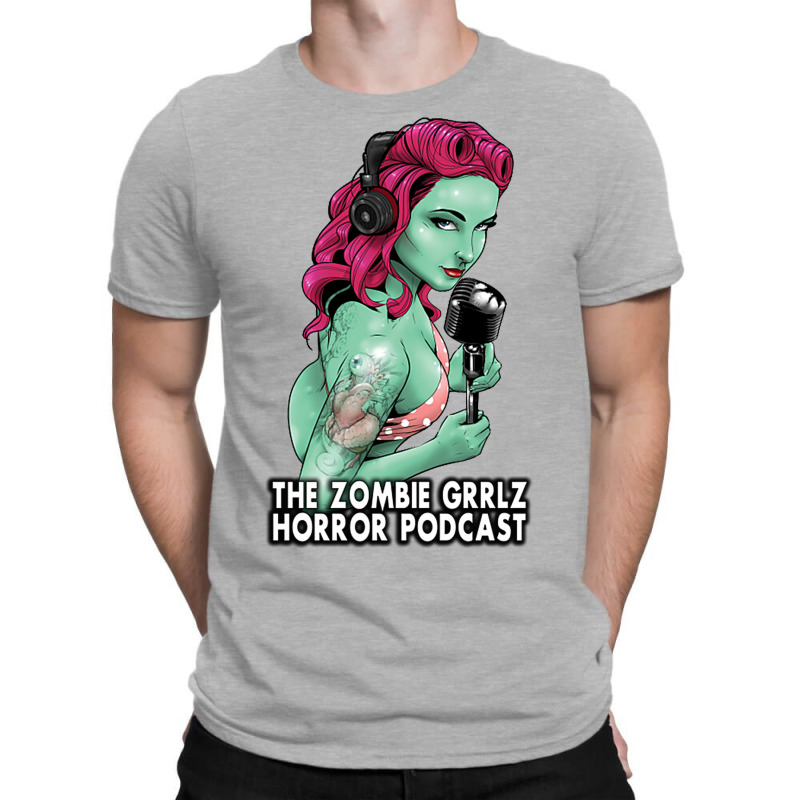 The Zombie Grrlz Horror Podcast T-Shirt by nathansaranng | Artistshot