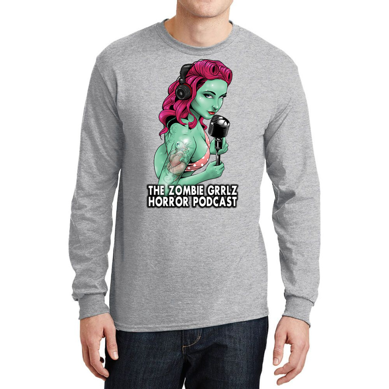 The Zombie Grrlz Horror Podcast Long Sleeve Shirts by nathansaranng | Artistshot