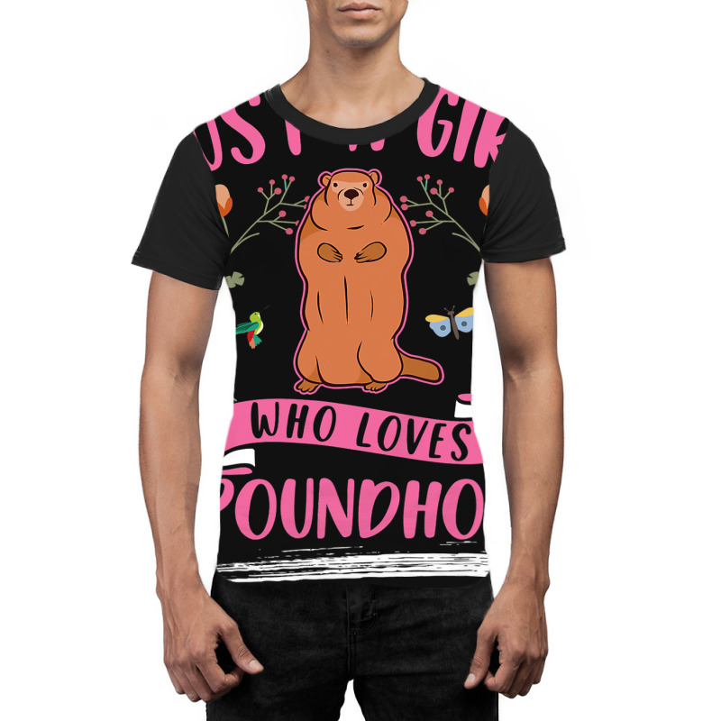 Groundhog Girl Marmot Woodchuck 2 Graphic T-shirt by XAVIERESPREE | Artistshot