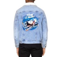 Time Is Money Unisex Sherpa-lined Denim Jacket | Artistshot