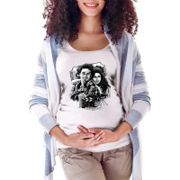 Rishi Kapoor And Madhuri Dixit 1 Maternity Scoop Neck T-shirt | Artistshot