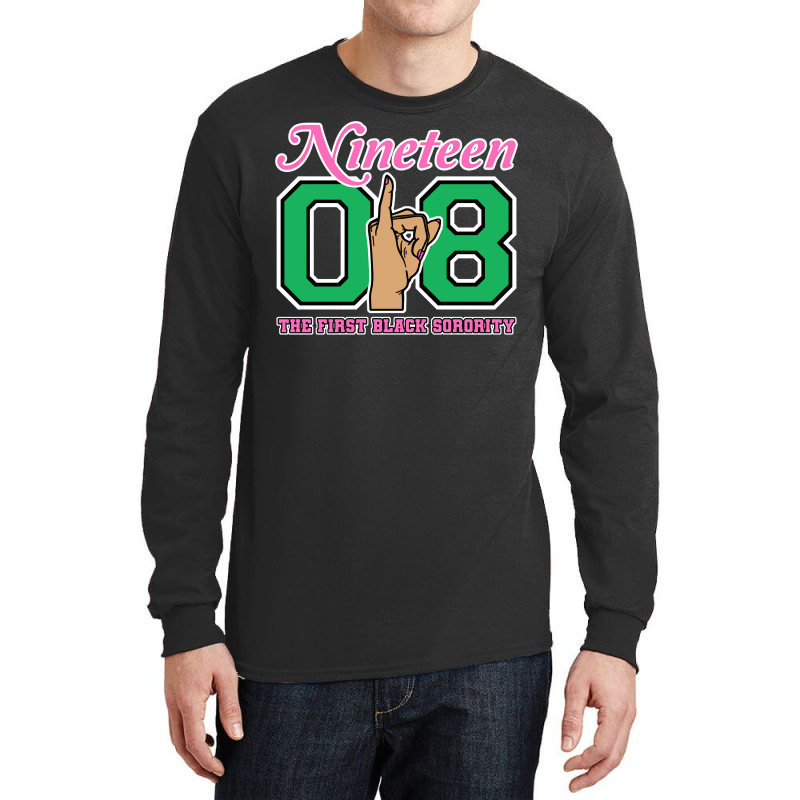 J15 Nineteen 08 Founder's Day Aka Women Hand Sign Long Sleeve Shirts | Artistshot