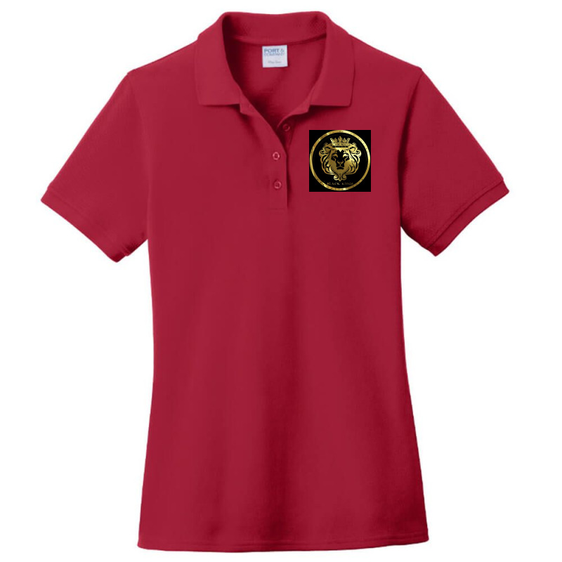 The Black King Ladies Polo Shirt by Prakash05 | Artistshot