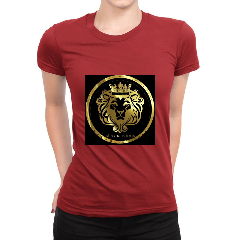 The Black King Ladies Fitted T-Shirt by Prakash05 | Artistshot