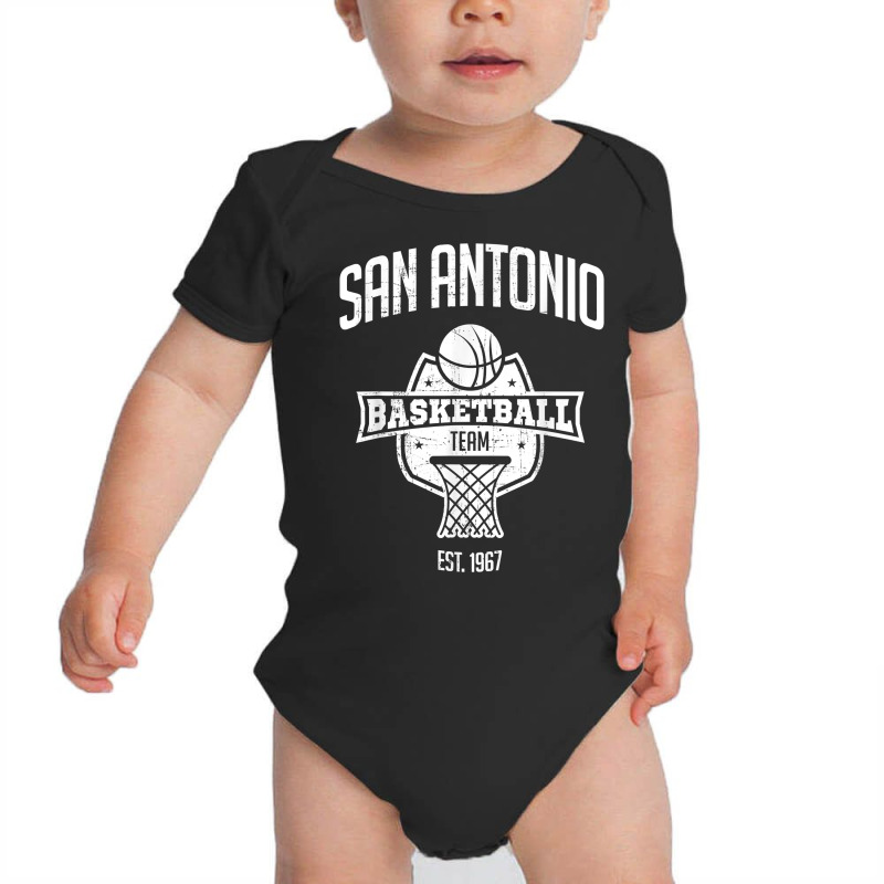 Distressed Spur Retro Look Party Tailgate Gameday Baby Bodysuit by sudhirka | Artistshot