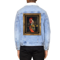 British Sussex Rooster Unisex Sherpa-lined Denim Jacket | Artistshot