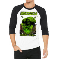 Broccozilla 3/4 Sleeve Shirt | Artistshot