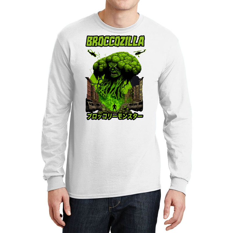 Broccozilla Long Sleeve Shirts by neekakhalodb | Artistshot