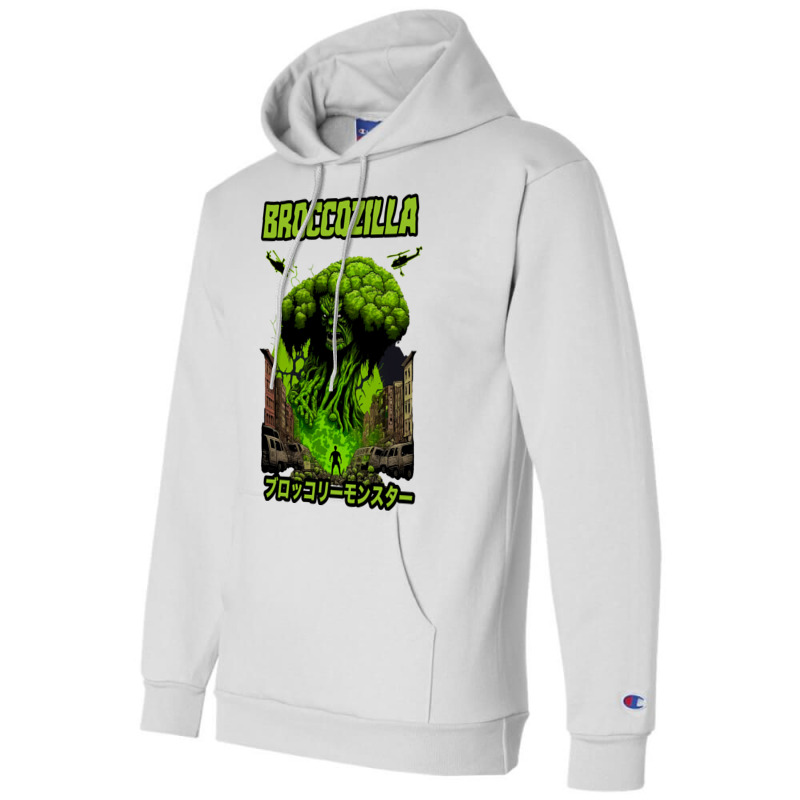 Broccozilla Champion Hoodie by neekakhalodb | Artistshot