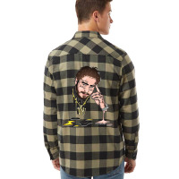 Malone Leave Me Flannel Shirt | Artistshot