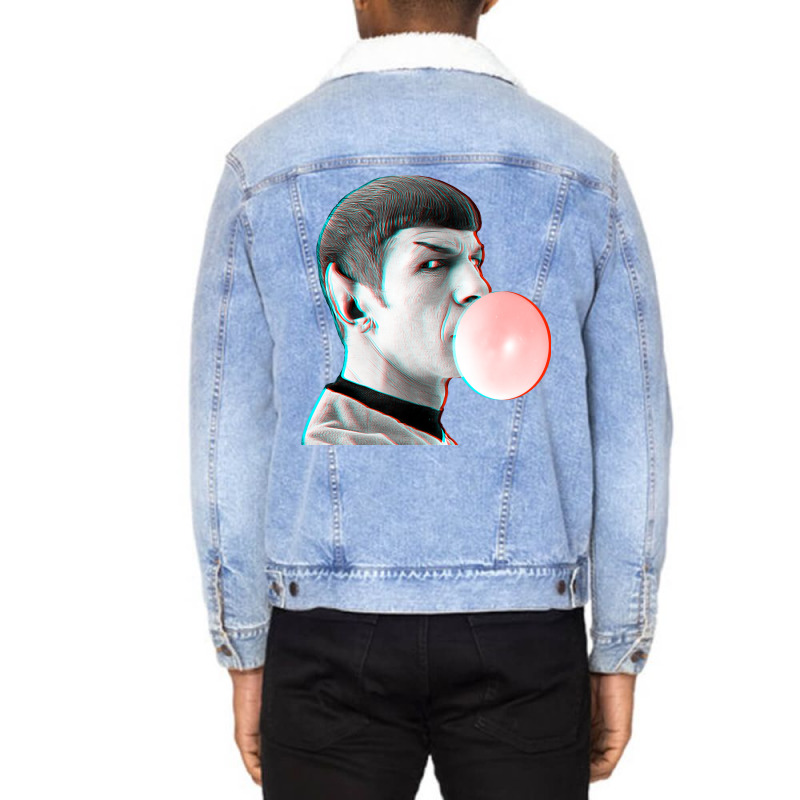 Bubble Gum Science Unisex Sherpa-Lined Denim Jacket by neekakhalodb | Artistshot