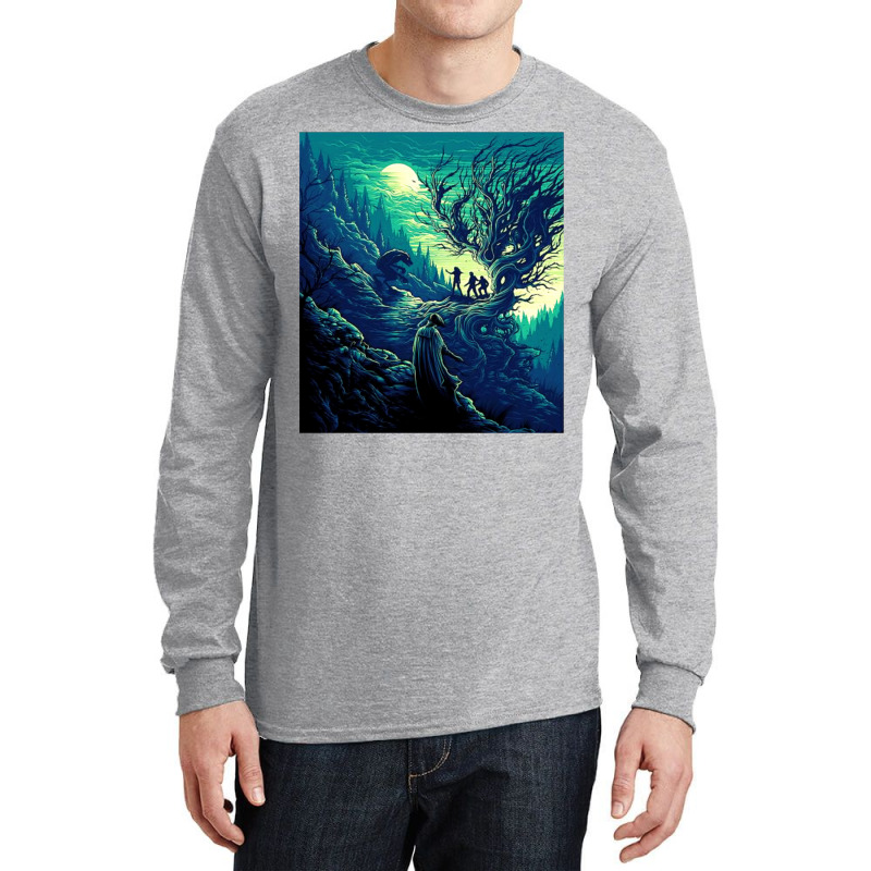 Magic Tree Green 26 Long Sleeve Shirts by murhanixcayak | Artistshot