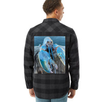 Funny Jumpscare Lobster Meme Blue Crustacean T Shi Flannel Shirt | Artistshot