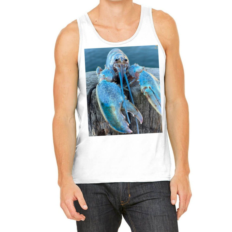 Funny Jumpscare Lobster Meme Blue Crustacean T Shi Tank Top | Artistshot