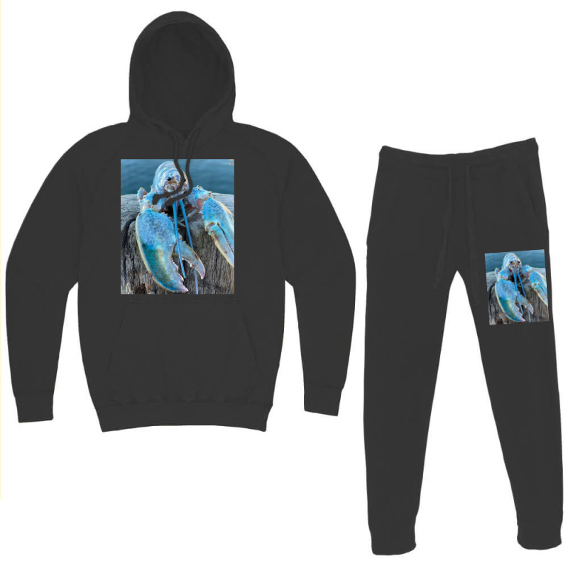 Funny Jumpscare Lobster Meme Blue Crustacean T Shi Hoodie & Jogger Set | Artistshot