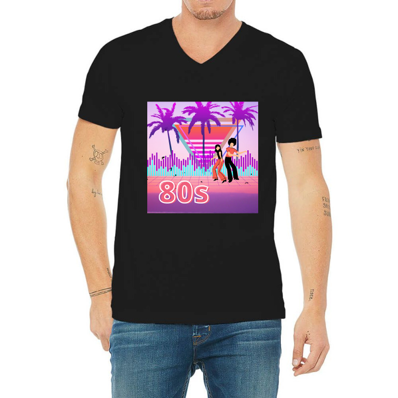 Hot Trend 80s-6ojvh V-Neck Tee by centralfantast | Artistshot