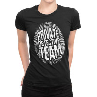 Private Detective Team   Investigate Investigator Ladies Fitted T-shirt | Artistshot