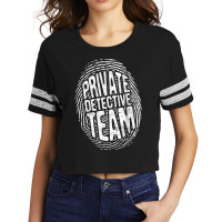 Private Detective Team   Investigate Investigator Scorecard Crop Tee | Artistshot