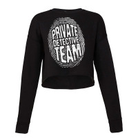 Private Detective Team   Investigate Investigator Cropped Sweater | Artistshot