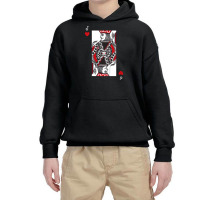 Kids Jack Of Hearts Valentines Day Cool Playing Ca Youth Hoodie | Artistshot