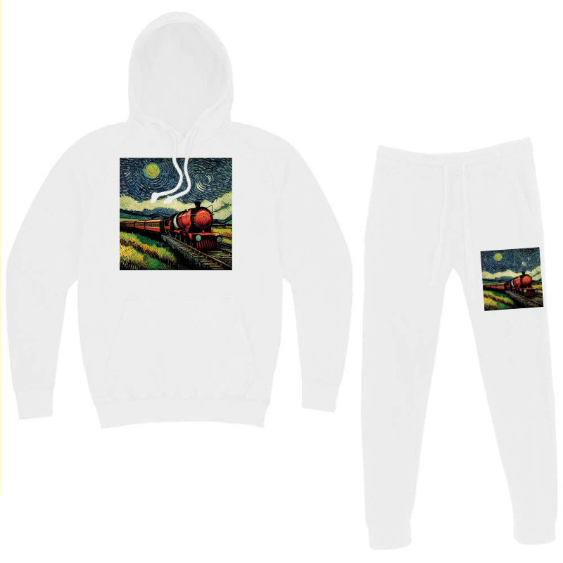 Starry Night Wizarding Express Train 39 Hoodie & Jogger set by murhanixcayak | Artistshot