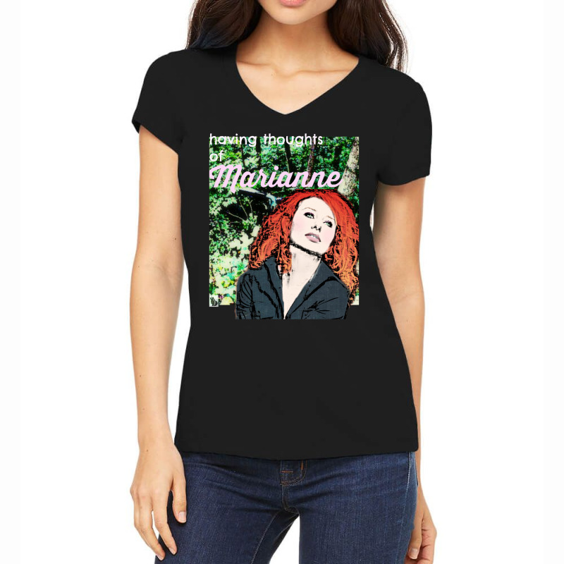 Marianne Women's V-Neck T-Shirt by momtajantsovy | Artistshot