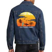 Surfing Men Denim Jacket | Artistshot