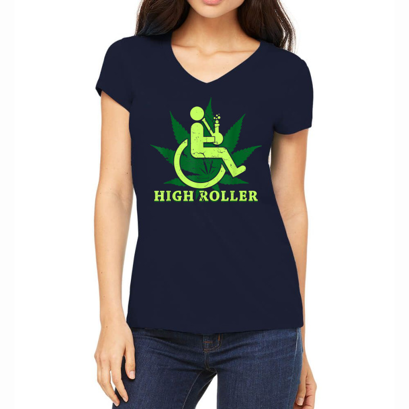 Funny Handicap Gift Shirt Disabled Amputee Humor W Women's V-Neck T-Shirt by ervanm | Artistshot