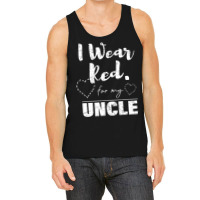 I Wear Red For My Uncle Tee, Heart Disease Awarene Tank Top | Artistshot