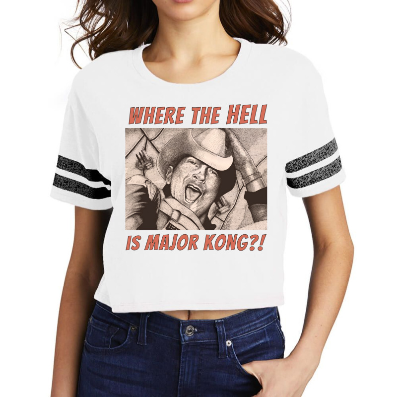 Where The Hell Is Major Kong Scorecard Crop Tee by uilsonneguels | Artistshot