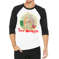 Sea Monkeys (for Black Shirts) 3/4 Sleeve Shirt | Artistshot