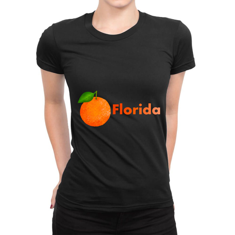 Trending Florida Orange Ladies Fitted T-Shirt by rebeccacameron | Artistshot