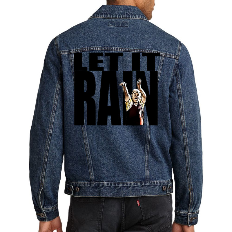 Let It Rain Men Denim Jacket | Artistshot