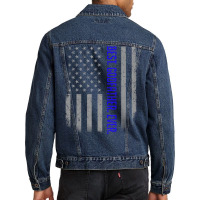 Mens Best Godfather Ever American Flag Shirt Gift Men Denim Jacket | Artistshot