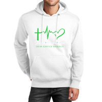 Faith Hope Love Organ Donation Awareness Green Rib Unisex Hoodie | Artistshot