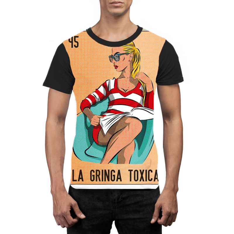 La Gringa Toxica Mexican Slang Lottery Bingo Cards Graphic T-shirt by heffopance | Artistshot