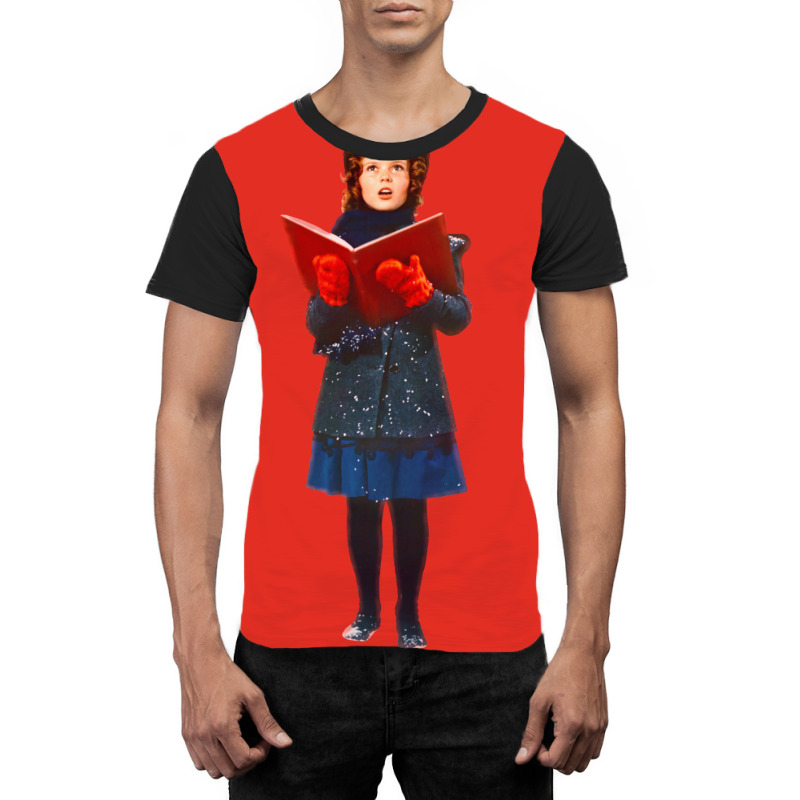 Shirley Temple Christmas Caroling Graphic T-shirt by tiancifarshdg | Artistshot