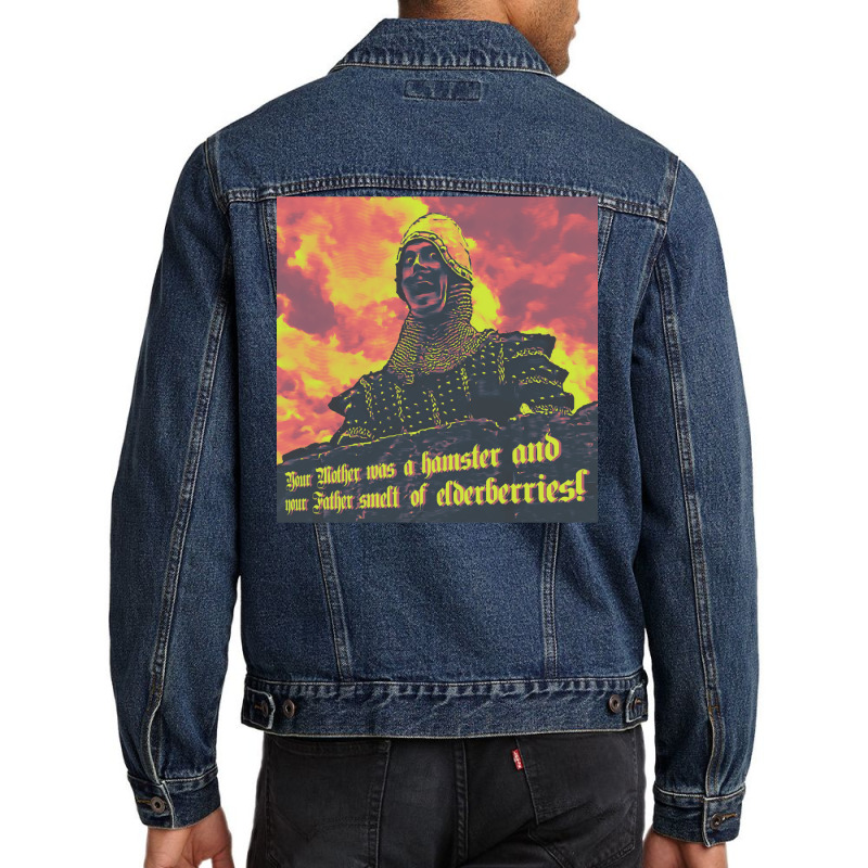 Your Mother Was A Hamster And Your Father Smelt Of Men Denim Jacket | Artistshot