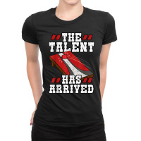 The Talent Has Arrived Cornhole Lover Bean Bag Gif Ladies Fitted T-shirt | Artistshot