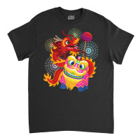 Happy Chinese New Year 2023 Lion Dragon Dance Luna Classic T-shirt | Artistshot