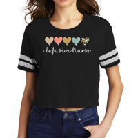 Infusion Nurse, Leopard Certified Registered Nurse Scorecard Crop Tee | Artistshot