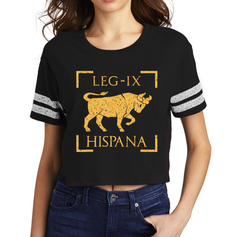 Legio Ix Hispana Taurus Emblem Roman Legion T Shir Scorecard Crop Tee by heffopance | Artistshot