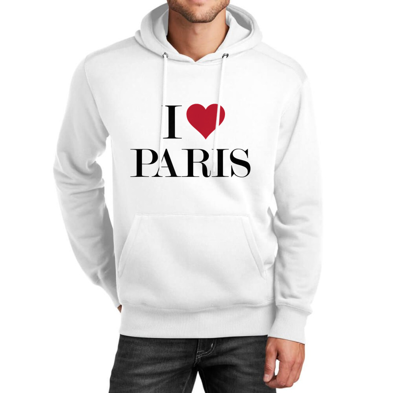 I Love Heart Paris France T Shirt Unisex Hoodie by ewubea | Artistshot