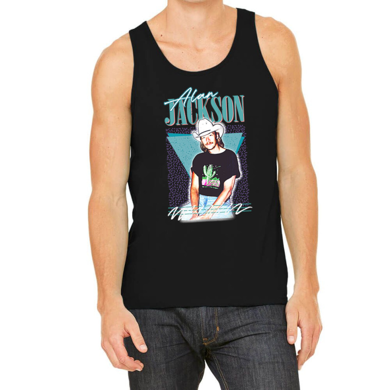 Alan Jackson  Conception De Ventilateur De Style D Tank Top | Artistshot