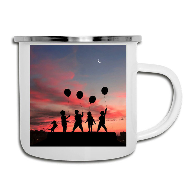 Kids And Balloons Camper Cup | Artistshot